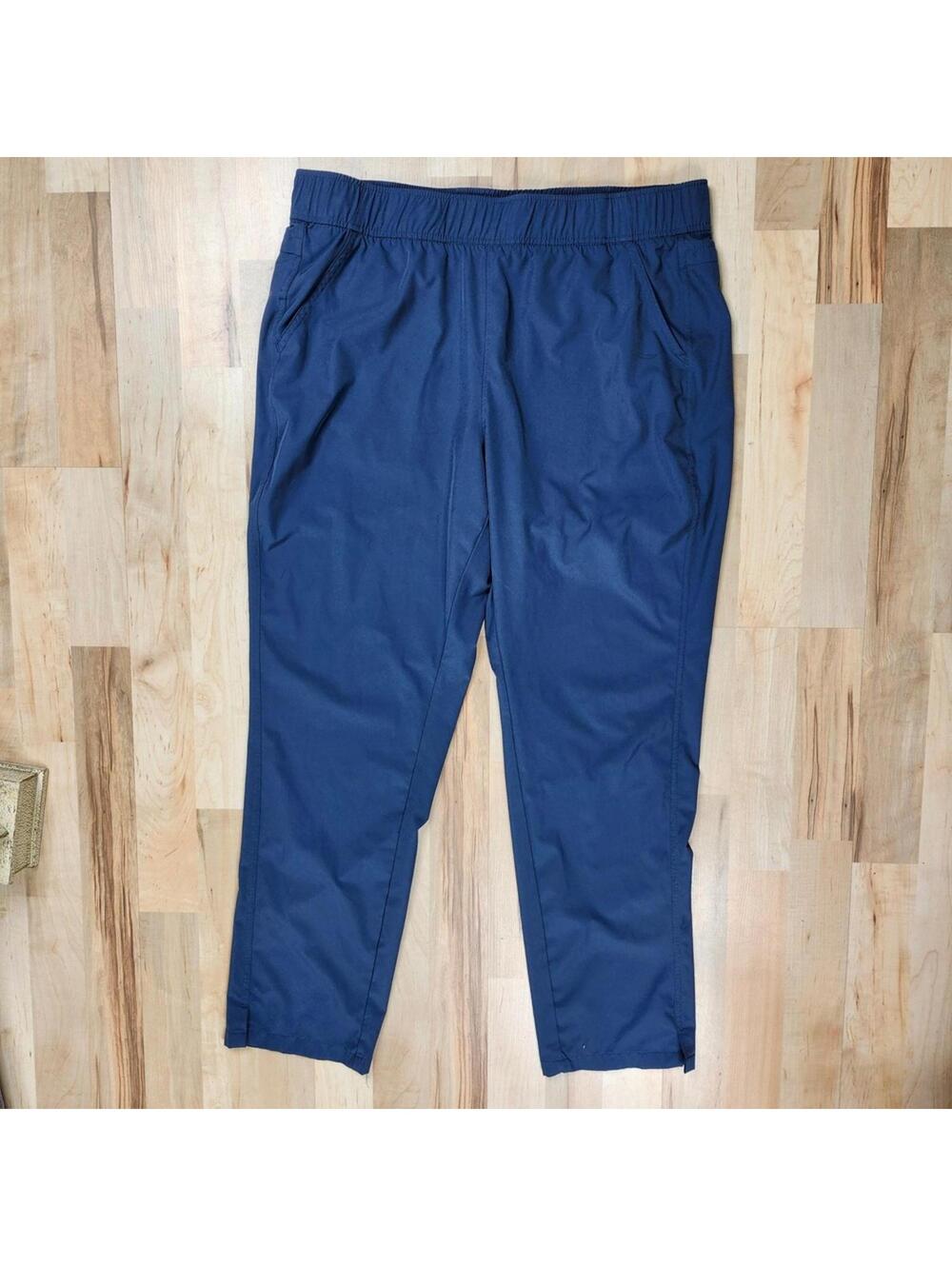 Comfortable Women's Casual Pants Navy Eddie Bauer L Active Hiking Lightweight
